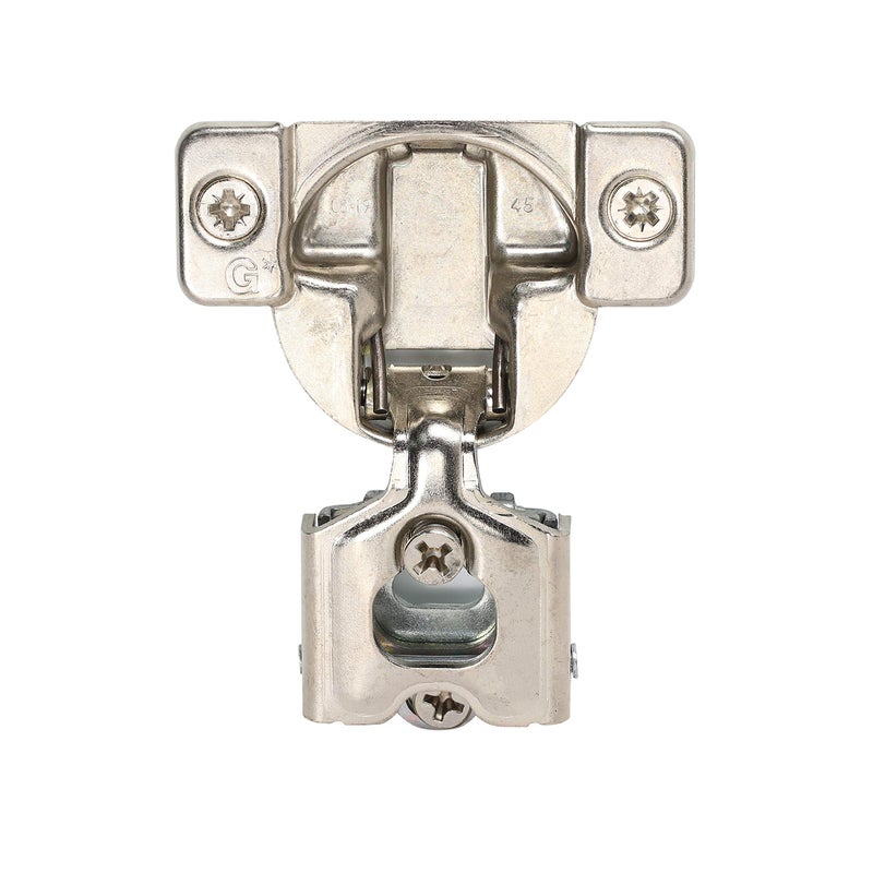 ROK 10 Pack Rok Hardware Grass TEC 864 108 Degree 7/16" (11mm) Overlay SELF CLOSE Press in Dowel Compact Cabinet Hinge 45mm Screw Hole Pattern, G04728-16 - Image 2